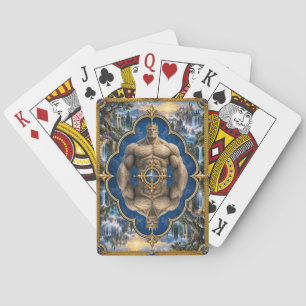 Riesiges, gothisches Fantasy-Monster Spielkarten