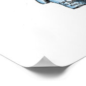 Riesiges Herzinnern (anatomisches Herz) Poster (Ecke)