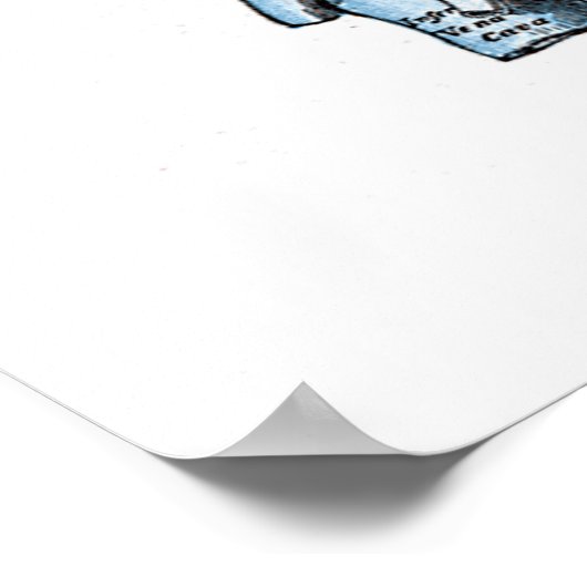 Riesiges Herzinnern (anatomisches Herz) Poster (Ecke)