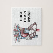 Riesiges Herzinnern (anatomisches Herz) Puzzle (Vertikal)