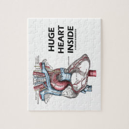 Riesiges Herzinnern (anatomisches Herz) Puzzle