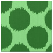 Riesiges Ikat Punkt-, Limones und Smaragdgrün Stoff (Nahaufnahme)