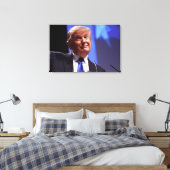 RIESIGES LÄNGELTRUMP LEINWANDDRUCK (Insitu (Schlafzimmer))