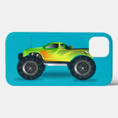 Riesiges Monster Truck Speedway-Lover Design Case-Mate iPhone Hülle (Rückseite (Horizontal))