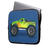 Riesiges Monster Truck Speedway-Lover Design Laptopschutzhülle (Vorderseite Links)