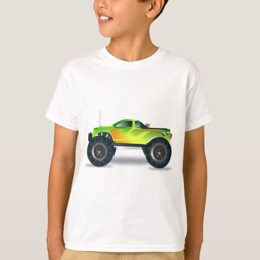 Riesiges Monster Truck Speedway-Lover Design T-Shirt (Vorderseite)
