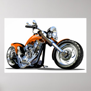 Riesiges Motorrad-Poster Poster