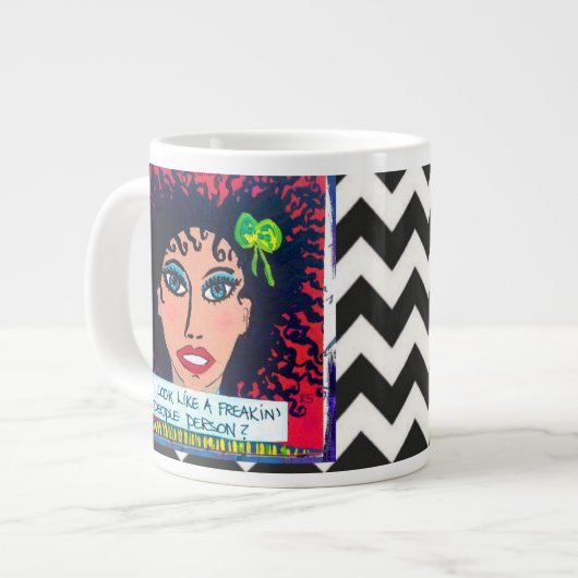 RIESIGES MUG-DO, DAS ICH WIE EINE FREAKIN Jumbo-Tasse (Vorderseite Links)