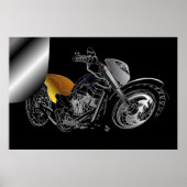 Riesiges Page Curl Motorrad-Poster Poster (Vorne)