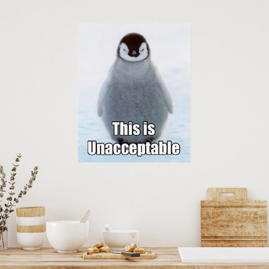 Riesiges Pinguin Poster (Küche)