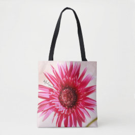 Riesiges Pink Daisy Bloom, personalisiert Tasche