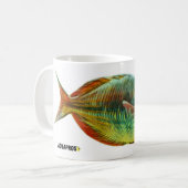 Riesiges Rainbowfish Kaffeetasse (Vorderseite Links)