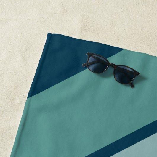 Riesiges Retro-Streifen-Muster - großer Name Strandtuch (Beispiel)