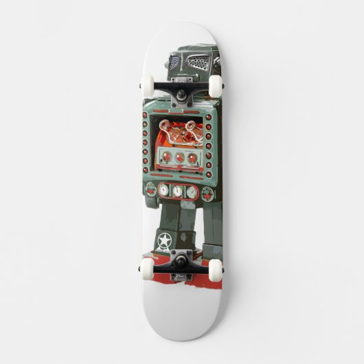 Riesiges Roboter-Skateboard Skateboard (Vorderseite)