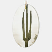 Riesiges Saguaro Sonoran Wüsten-Porträt Keramik Ornament (Links)