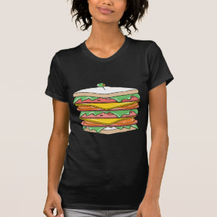Riesiges Sandwich T-Shirt