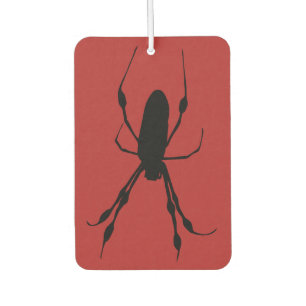Riesiges Spinnenkugelweberschwarzrot Autolufterfrischer