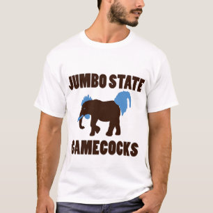 Riesiges Staats-Kampfhahn-Slogan-Shirt T-Shirt