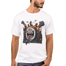 Riesiges Sushi-Monster-Angriffs-T-Shirt | Kaiju-Ho