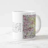 Riesiges Tassen-Labyrinth drei Jumbo-Tasse (Vorderseite Rechts)