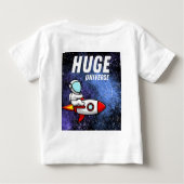 riesiges Universum Baby T-shirt (Rückseite)