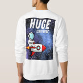 riesiges Universum Sweatshirt (Rückseite)
