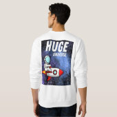 riesiges Universum Sweatshirt (Schwarz voll)