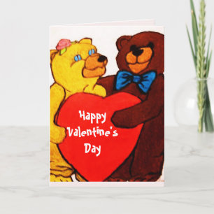 RIESIGES VALENTINS-LIEBE  FEIERTAGSKARTE