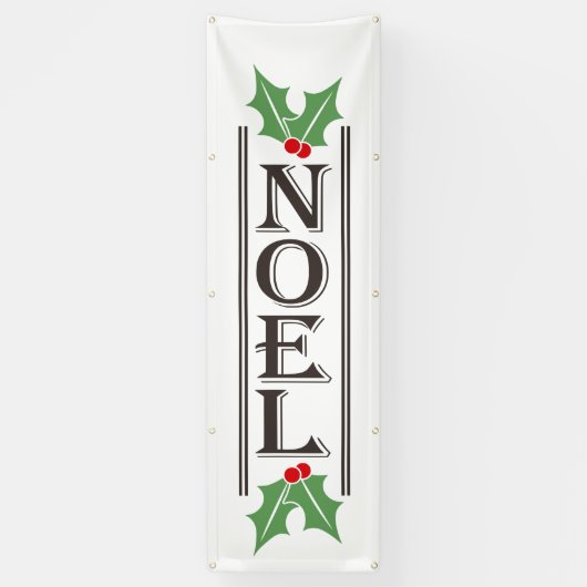 Riesiges WEIHNACHTEN Typografie Weihnachten Banner (Vertikal)
