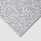 Riesiges weißes Labyrinth Seidenpapier (Ausschnitt)