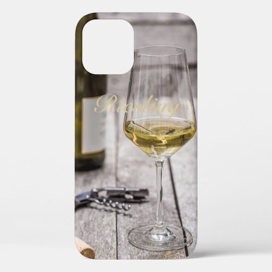 Riesling für Weißweinliebhaber Sommelier Geschenk Case-Mate iPhone Hülle (Rückseite)