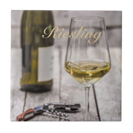 Riesling für Weißweinliebhaber Sommelier Geschenk Fliese