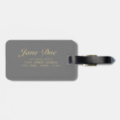 Riesling für Weißweinliebhaber Sommelier Geschenk Gepäckanhänger (Rückseite horizontal)