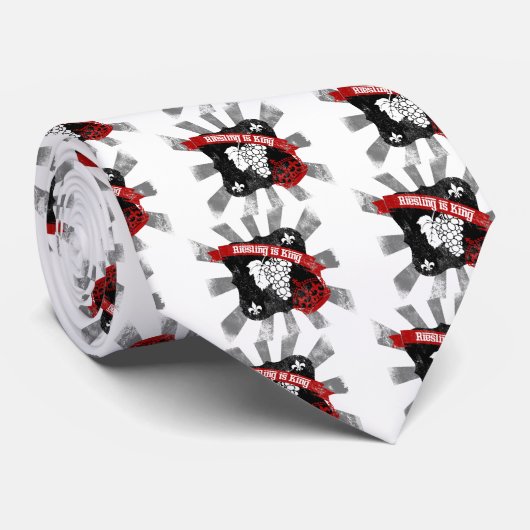 Riesling is king krawatte (Gerollt)