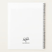 Riesling Moseltal Germany Vintage Travel Art Planer (Rückseite)