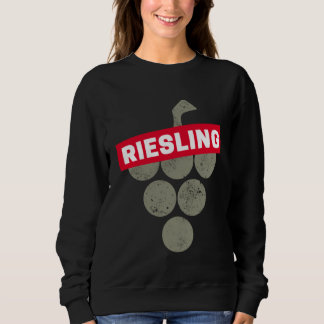 Riesling-Rebensorte Weinliebhaber und Winzer Traub Sweatshirt