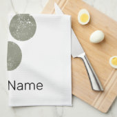 Riesling Wein Vintag Wein Drinker Traubendesign Geschirrtuch (Viertel Falte)