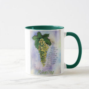 Riesling Weintrauben Tasse