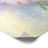 Riesling Weißer Wein Weintrauben Poster (Ecke)