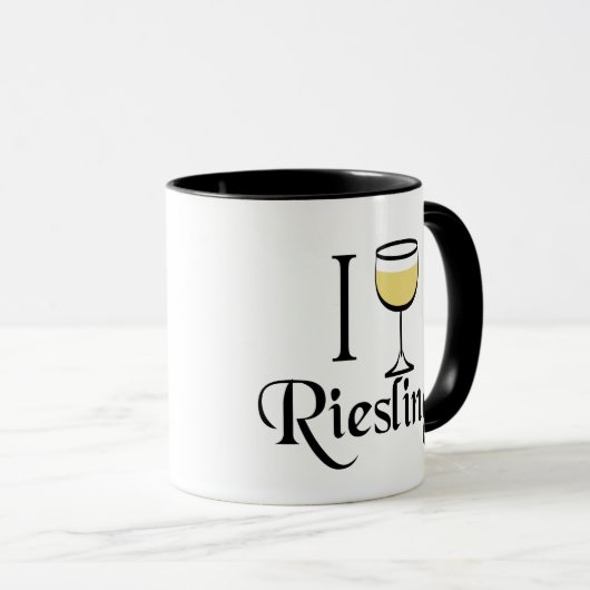 Riesling Wine Lover Geschenke Tasse (VorderseiteRechts)