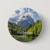 Riessersee Alps Garmisch Partenkirchen Bayern Button (Vorderseite)