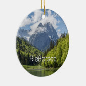 Riessersee Alps Garmisch Partenkirchen Bayern Keramik Ornament (Rechts)