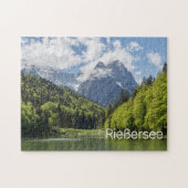 Riessersee Alps Garmisch Partenkirchen Bayern Puzzle (Horizontal)