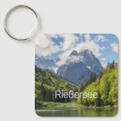 Riessersee Alps Garmisch Partenkirchen Bayern Schlüsselanhänger (Vorderseite)