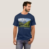 Riessersee Alps Garmisch Partenkirchen Bayern T-Shirt (Vorne ganz)