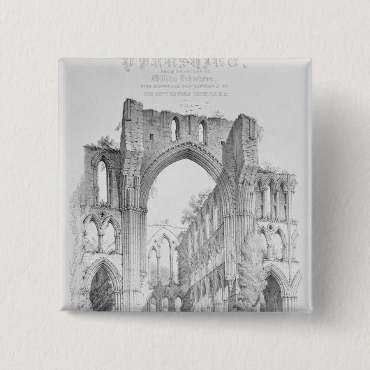 Rievaulx Abtei Button (Vorderseite)