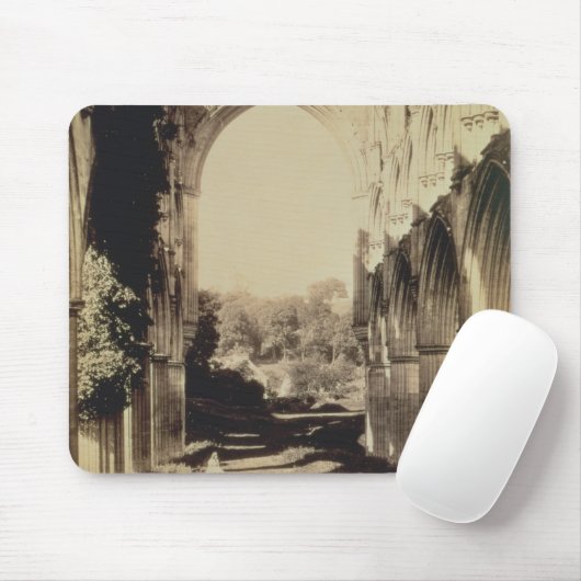 Rievaulx Abtei, Nordyorkshire, 1854 (Sepia-Foto Mousepad (Mit Mouse)