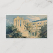 Rievaulx Abtei, Yorkshire, 1798 (w/c) Visitenkarte (Rückseite)