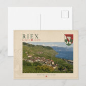 Riex, Lavaux - Schweiz Postkarte (Vorne/Hinten)