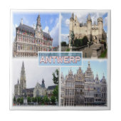 Rif. BE Antwerpen, Stadhuis, Het Steen, Fliese (Vorderseite)